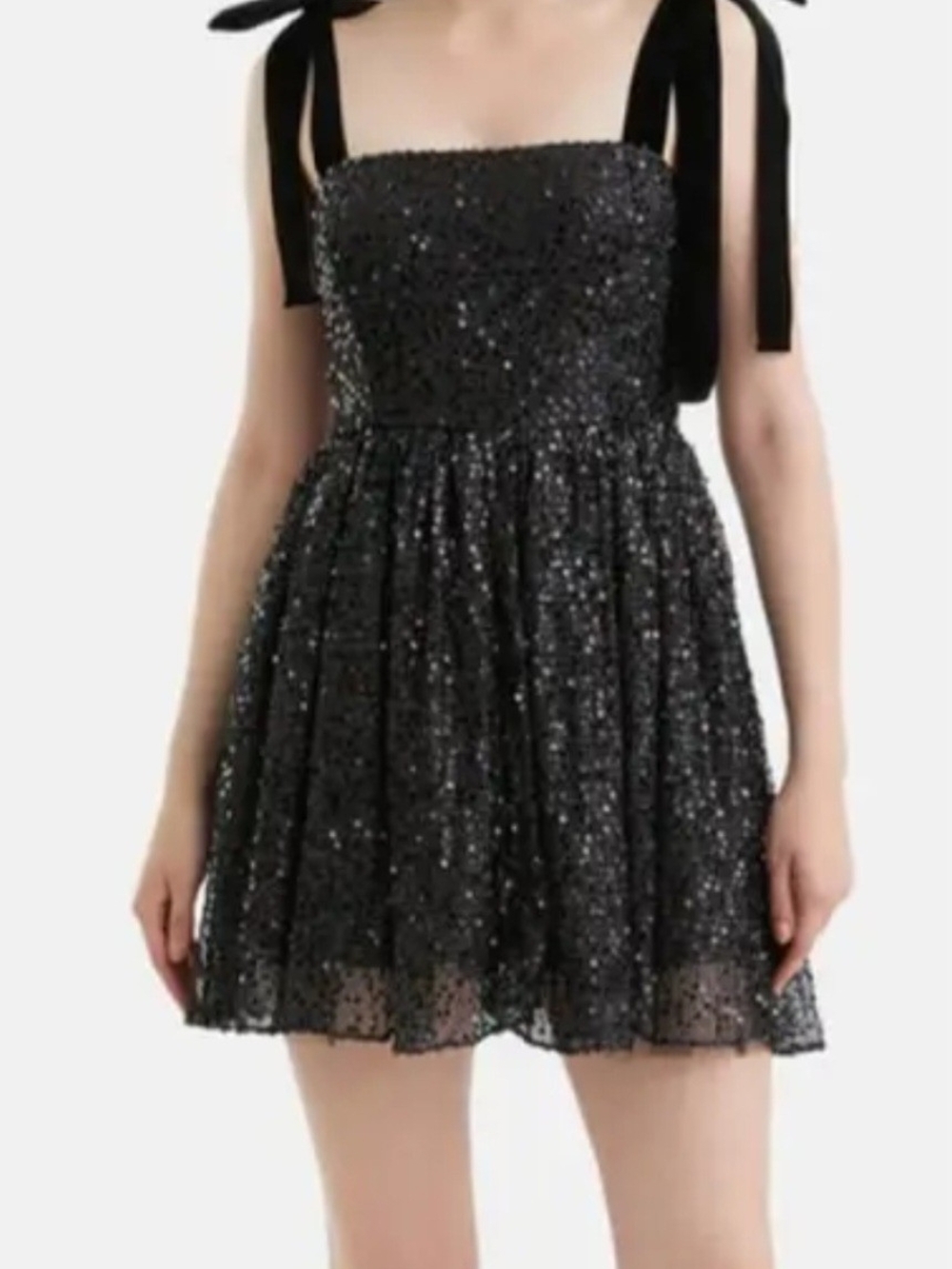 Nocturne Black sequence dress- Size 34